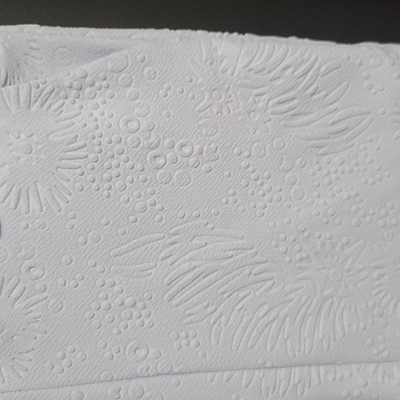 Womens Romper Shorts Light Gray? Pockets Embossed Design VTG? Sz Med? GUC READ - Picture 3 of 6